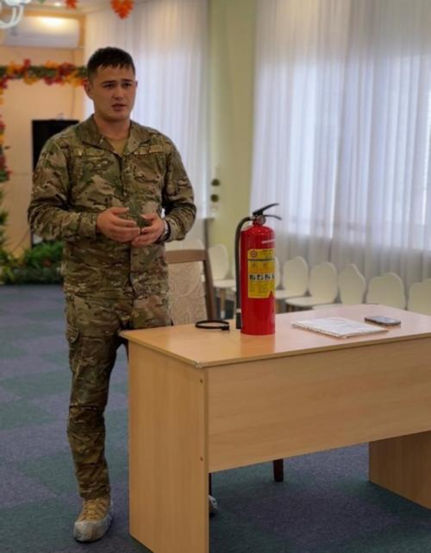 Өрт қауіпсіздігі оқыту жаттығуы өтті